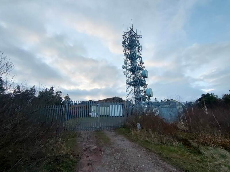 Communication tower near Slievereagh