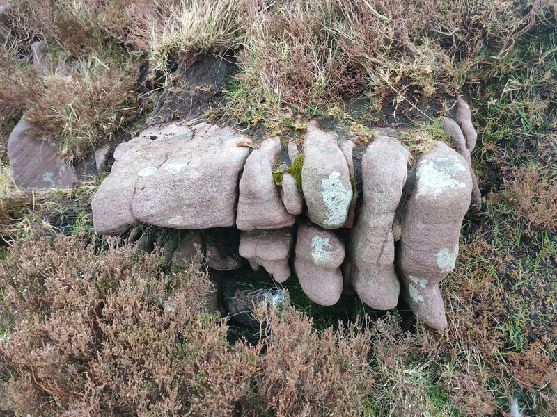collection of stones below Knockaterriff and Monabrack