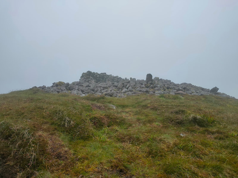 Cairn of stones on Fearbreaga