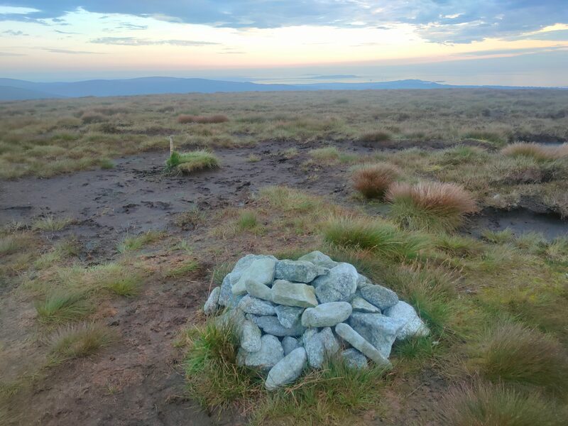 A few stones mark the top of War Hill