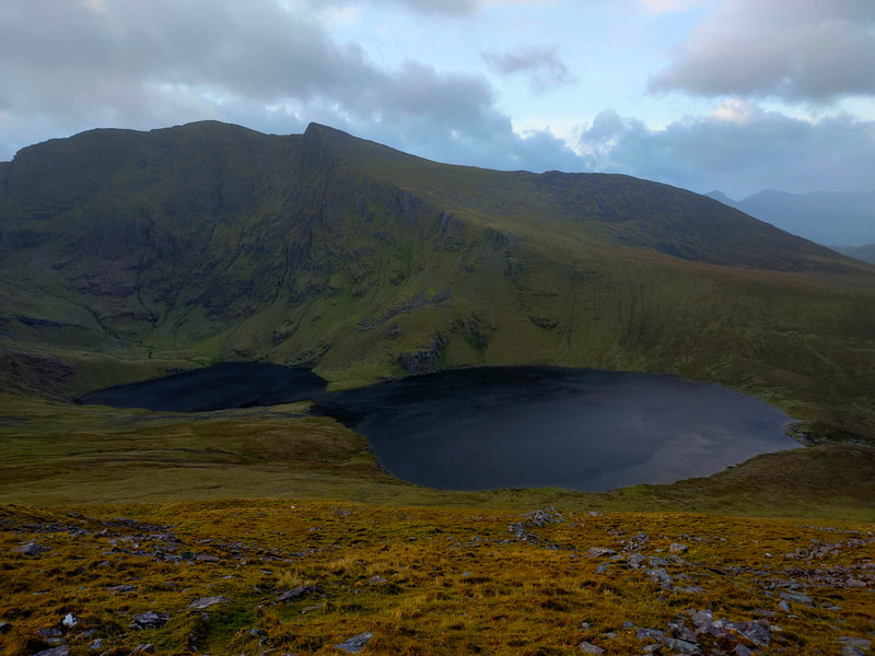 ark Coomlougha lake under Caher mountain