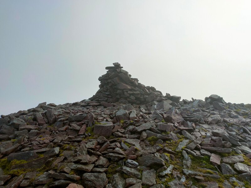 A small pile of stones on the Stoney top of Knockmoylan 